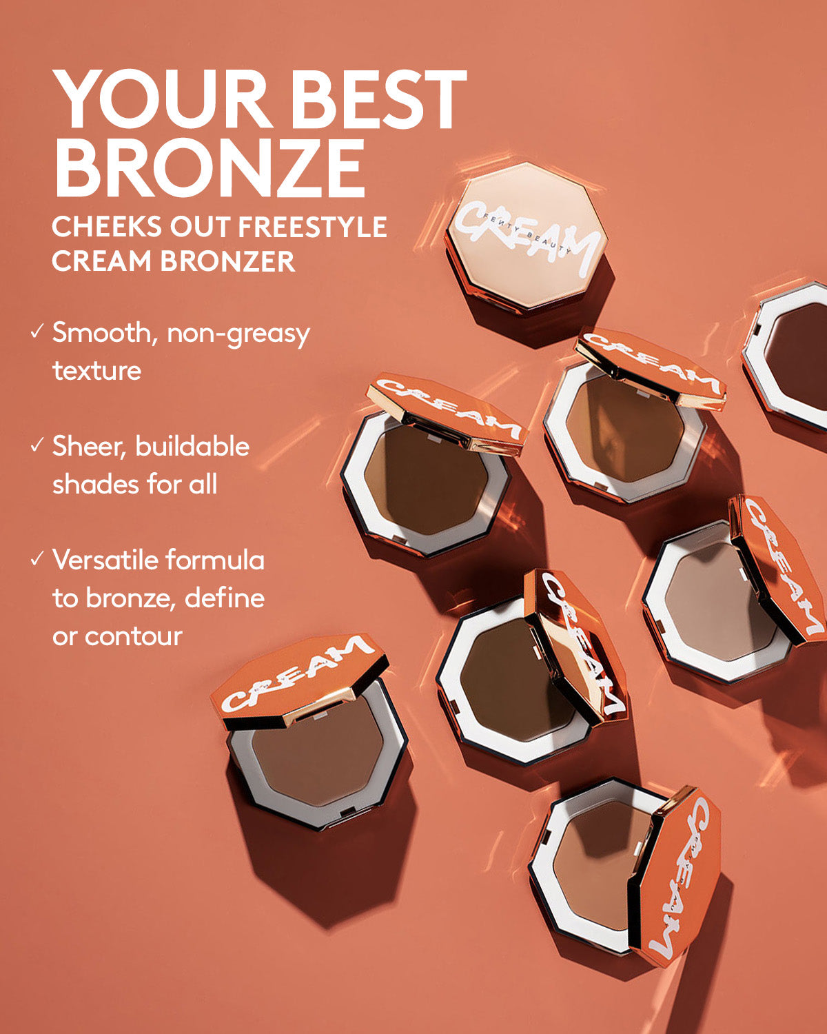 Cheeks Out Freestyle Cream Bronzer ?? Chocolate - Image 4